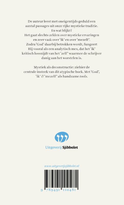 Ik, God en mezelf / Sjibbolet Filosofie achterkant