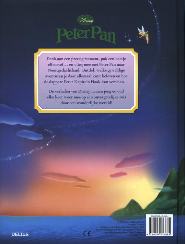 Peter Pan / Walt Disney achterkant