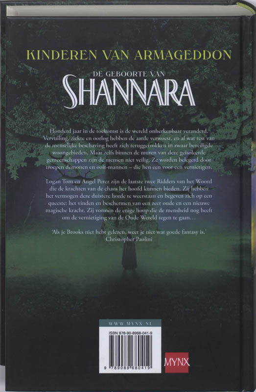 Kinderen van Armageddon / Geboorte van Shannara / 1 achterkant