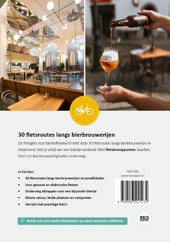 De bierfietsgids van Nederland - 30 fietsroutes langs brouwerijen achterkant