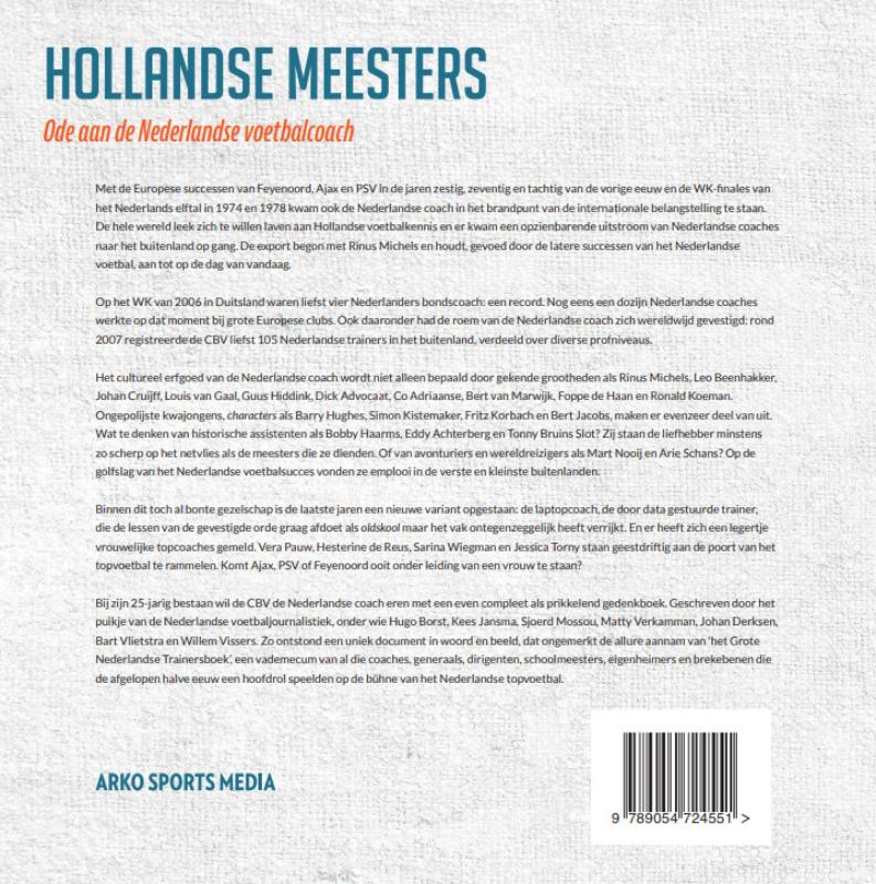 Hollandse Meesters achterkant