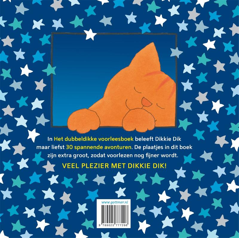 Het dubbeldikke voorleesboek van Dikkie Dik / Dikkie Dik achterkant