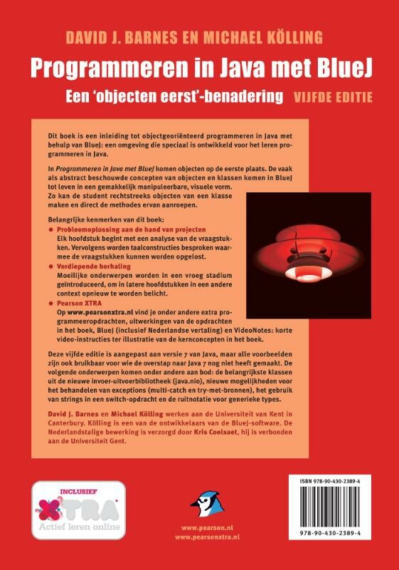 Programmeren in Java met BlueJ achterkant