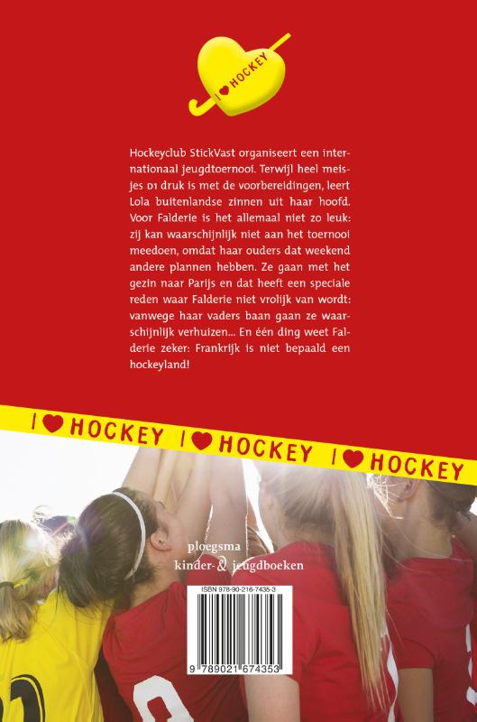 I love hockey 7 Slidings en toernooistress achterkant