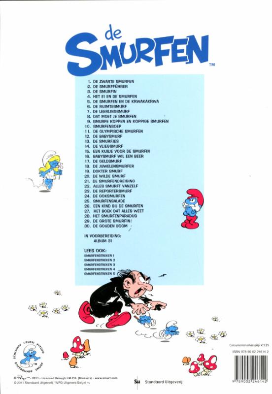 De Smurfen 10 - Smurfensoep achterkant