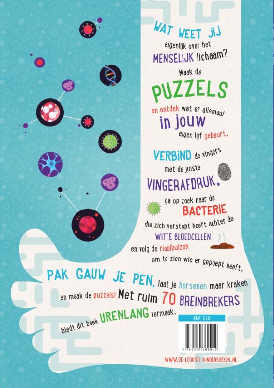 Het grote doeboek  -   Het grote menselijk lichaam doeboek achterkant