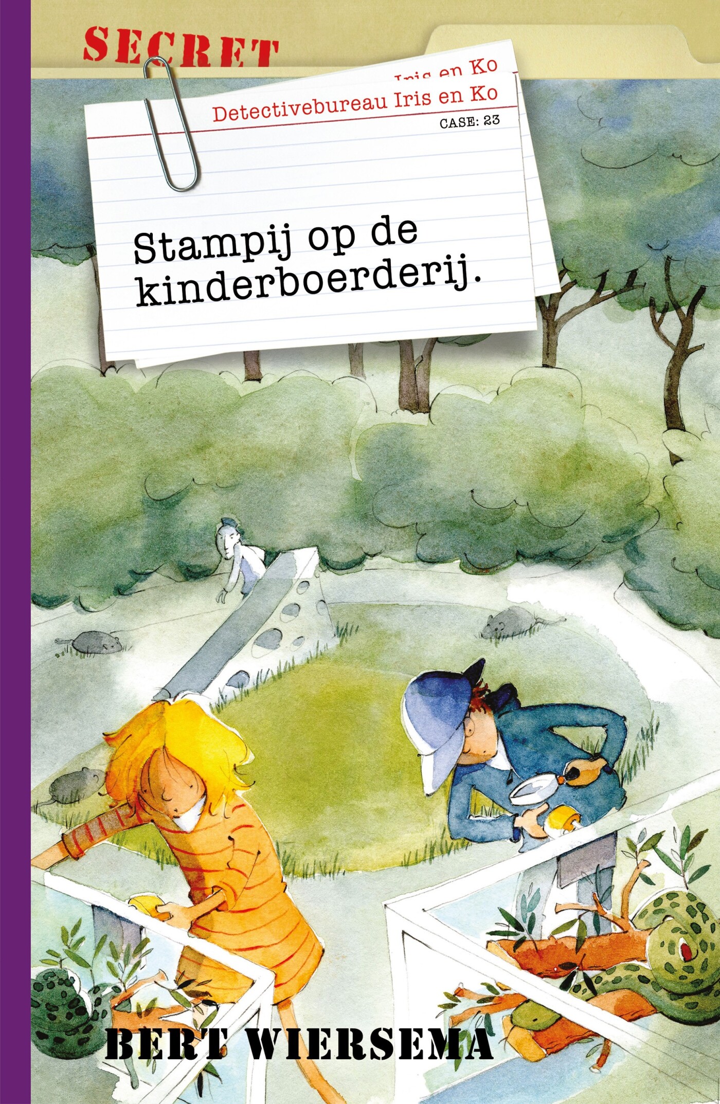 Bert Wiersema Stampij Op De Kinderboerderij / Detectivebureau Iris En Ko / 23