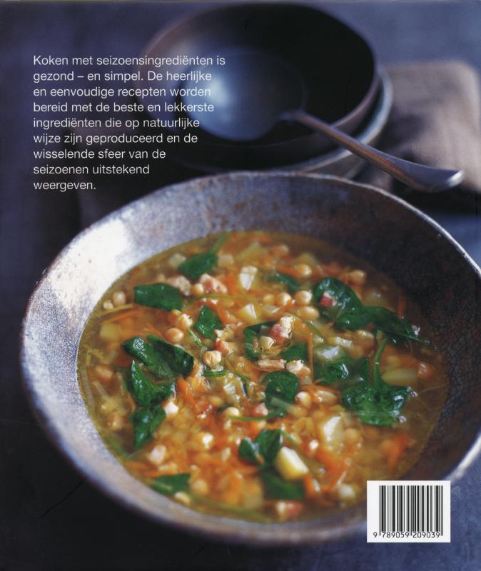 Koken met de seizoenen Koken met de seizoenen achterkant