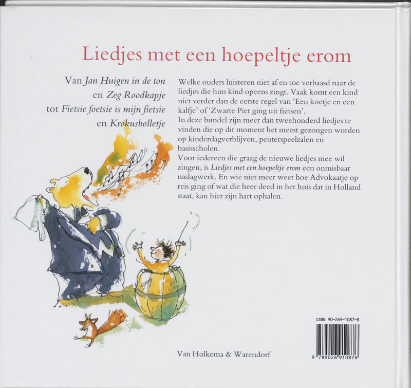 Liedjes met een hoepeltje erom Liedjes met een hoepeltje erom achterkant