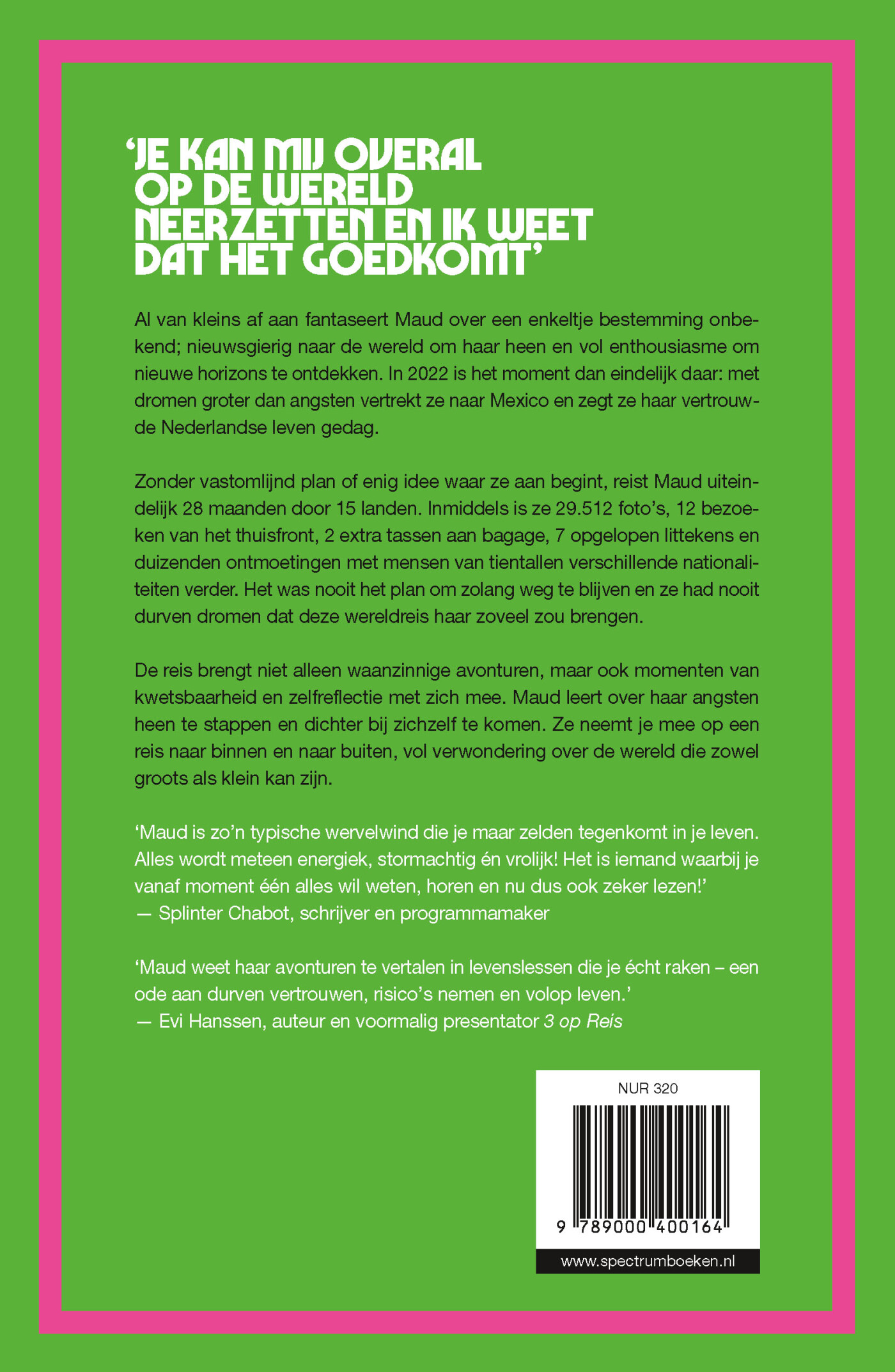 Fasten your seatbelt and enjoy the ride achterkant