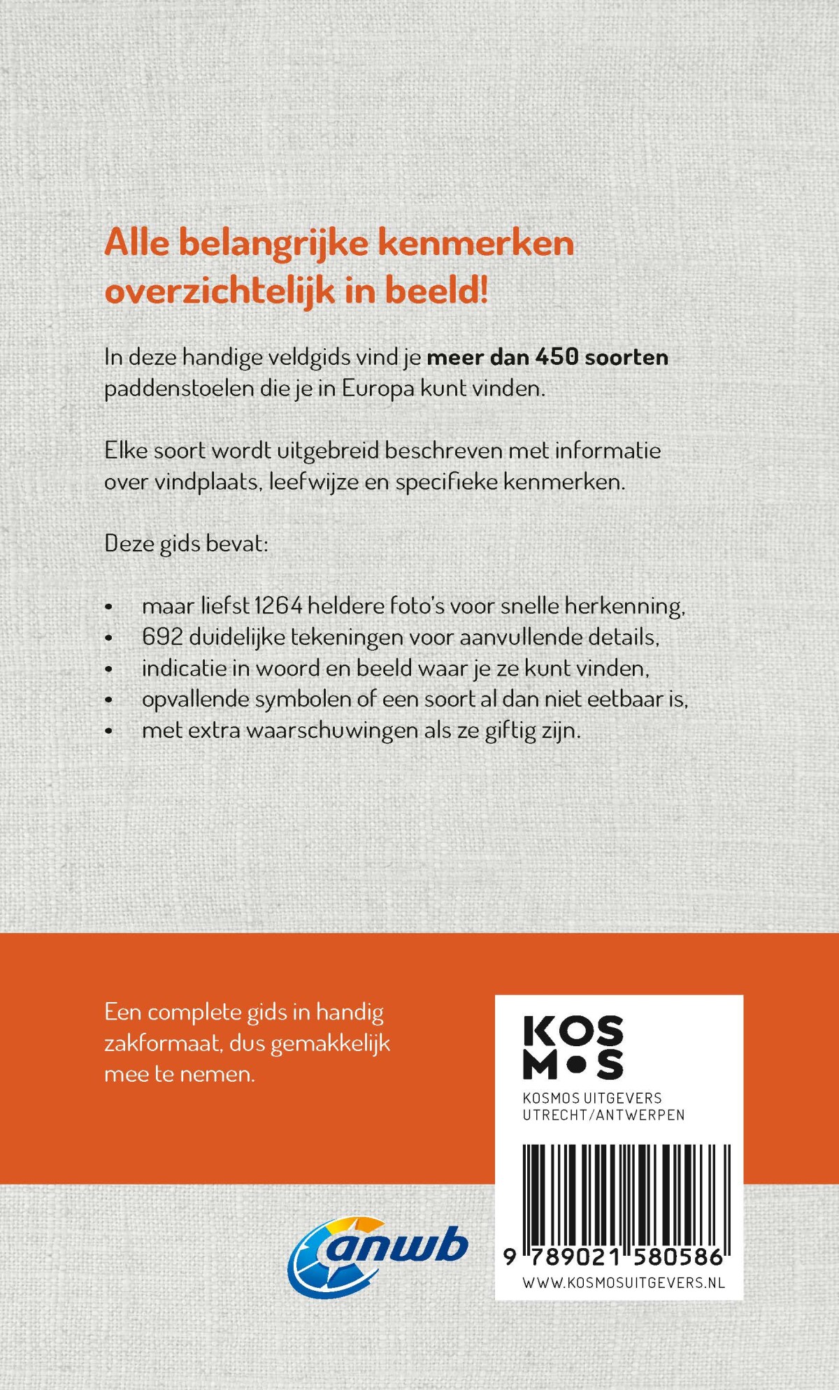 Welke paddenstoel is dat? ANWB Paddenstoelengids / Welke is dat? Natuurgidsen achterkant