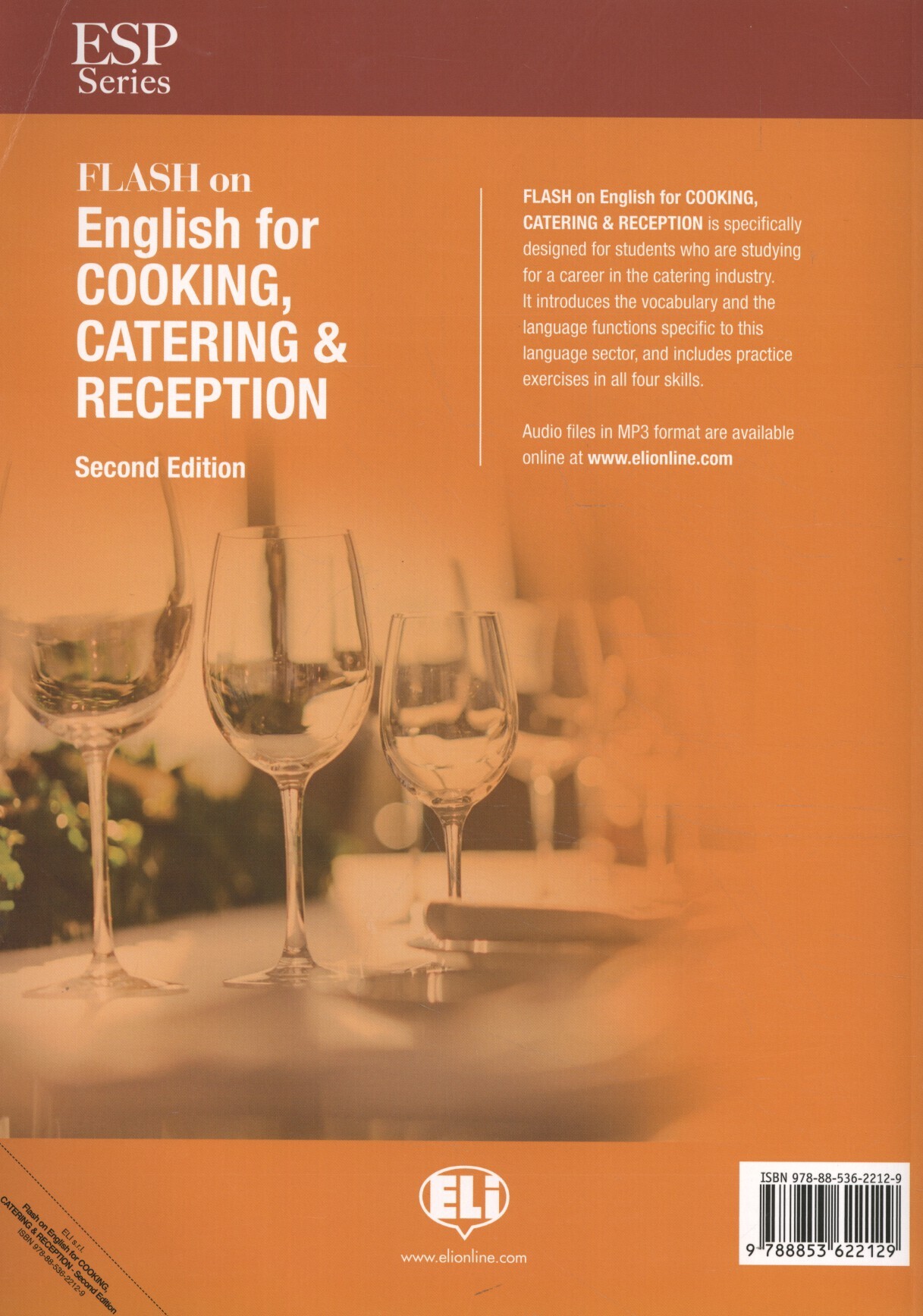 Flash on English for Cooking, Catering & Reception achterkant