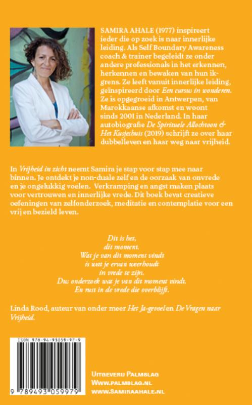 Vrijheid in zicht achterkant