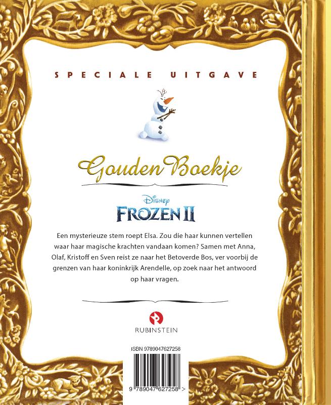 Gouden Boekjes - Frozen II achterkant