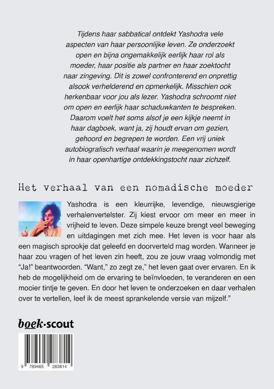 Steeds op reis, overal thuis achterkant