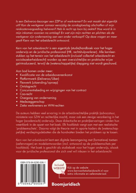 Kern van het arbeidsrecht achterkant