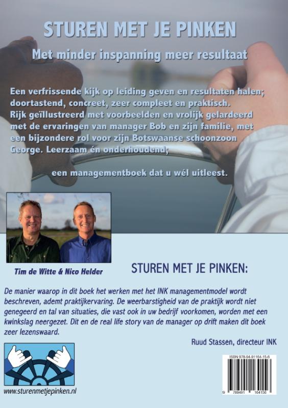 Sturen met je pinken achterkant