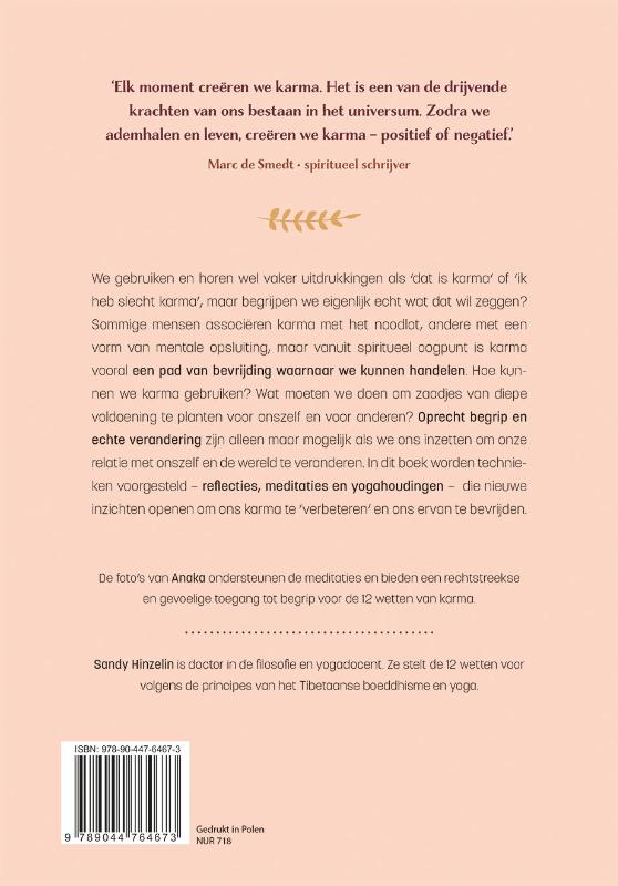 De 12 wetten van Karma achterkant