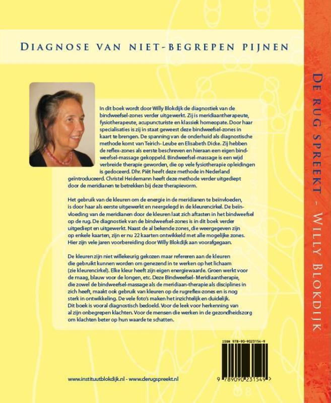 De rug spreekt / Instituut Blokdijk / 1 achterkant