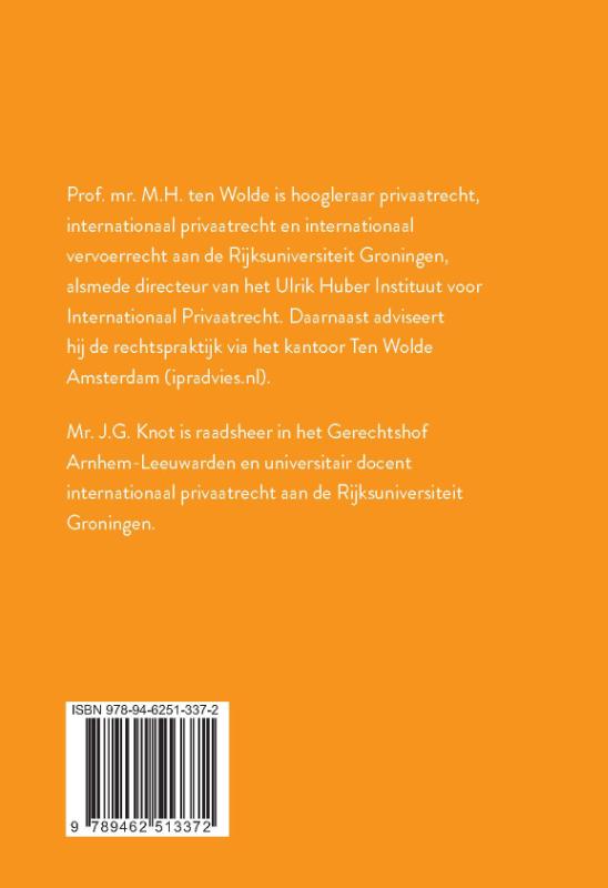 Nederlands Internationaal Privaatrecht Nederlands Internationaal Privaatrecht achterkant