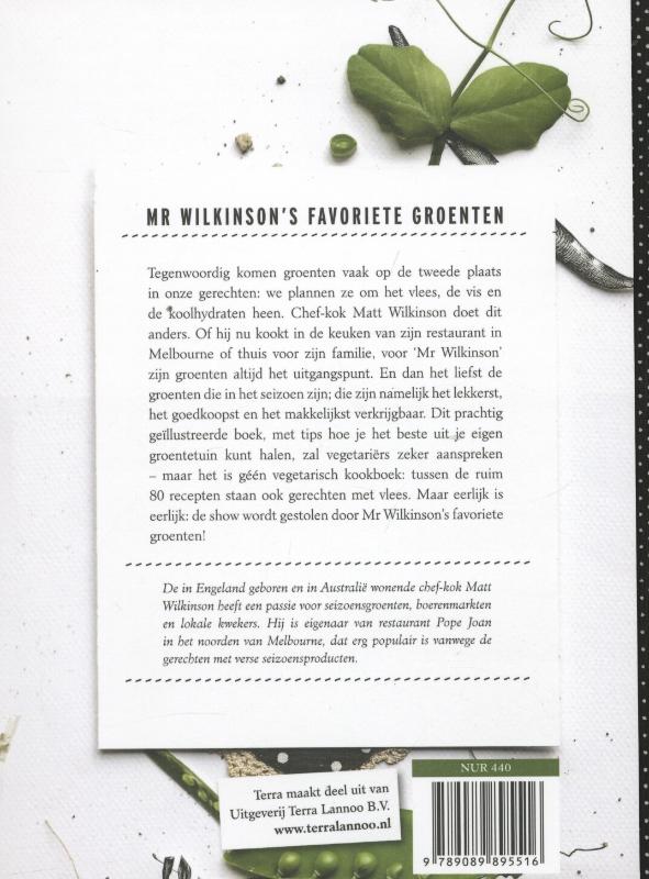 Mr Wilkinson's favoriete groenten Mr Wilkinson's favoriete groenten achterkant
