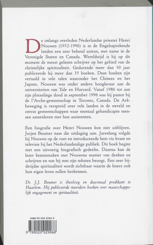 Onrustig zoeken naar God Onrustig zoeken naar God achterkant