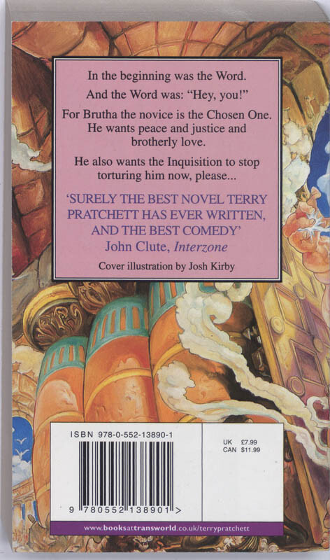 Small gods / Discworld series / 13 achterkant