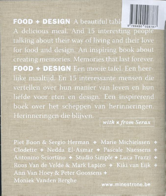 Food + design achterkant