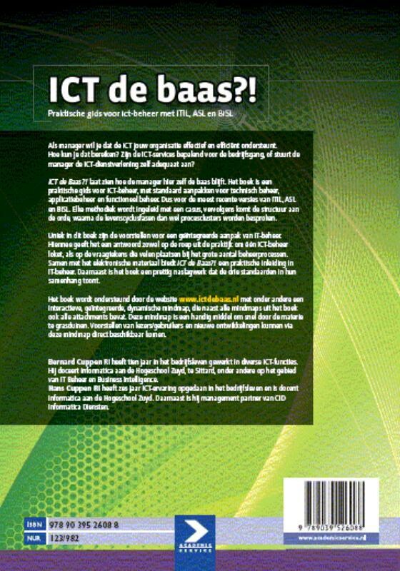 ICT de baas?! achterkant