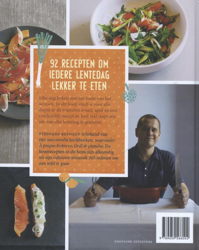 De lente op tafel De lente op tafel achterkant