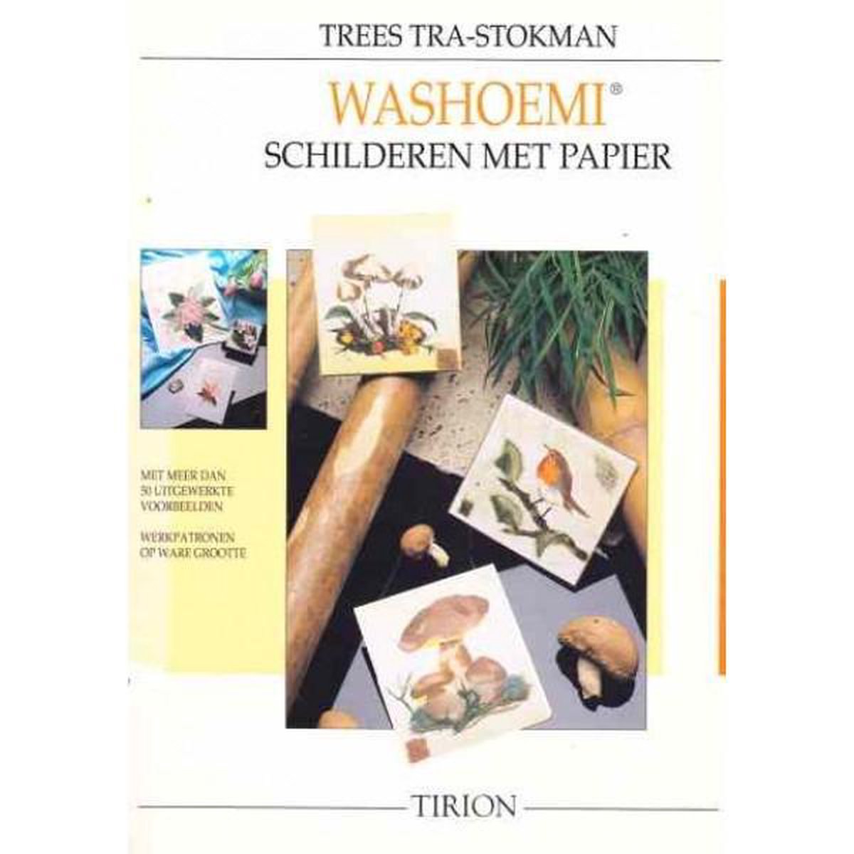 Washoemi schilderen met papier