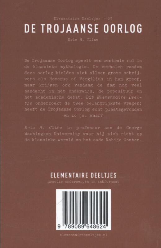 Elementaire Deeltjes 25 -   De Trojaanse oorlog achterkant