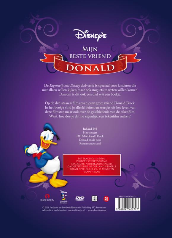 Donald Boek Met Dvd achterkant