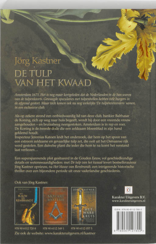 De Tulp Van Het Kwaad achterkant