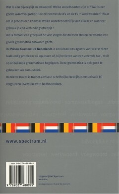 GRAMMATICA NEDERLANDS achterkant