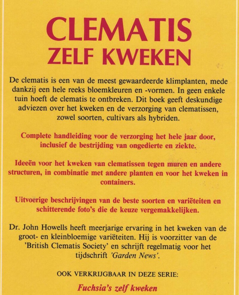 Clematis zelf kweken achterkant