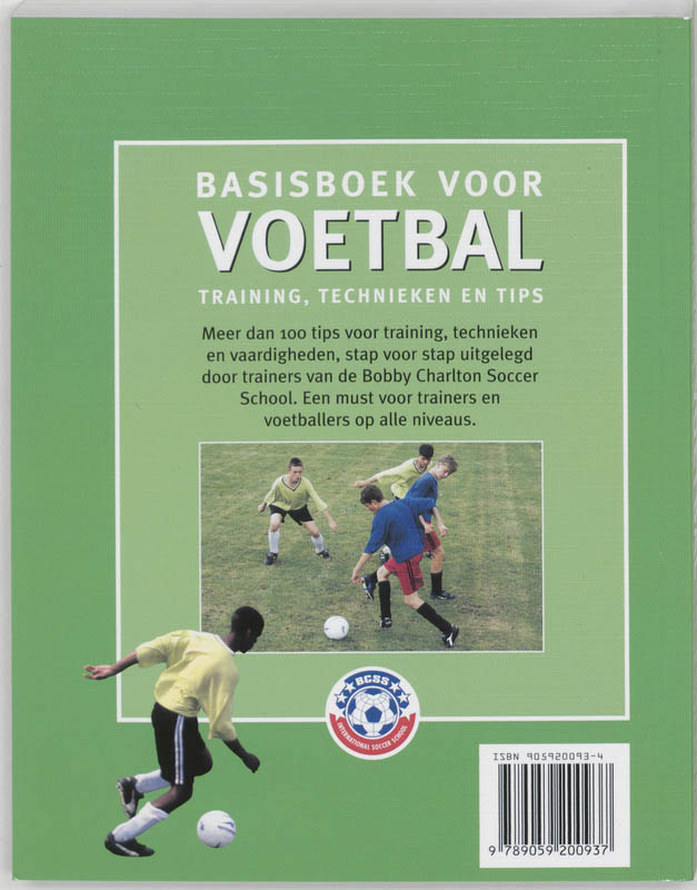 Basisboek voor Voetbal achterkant