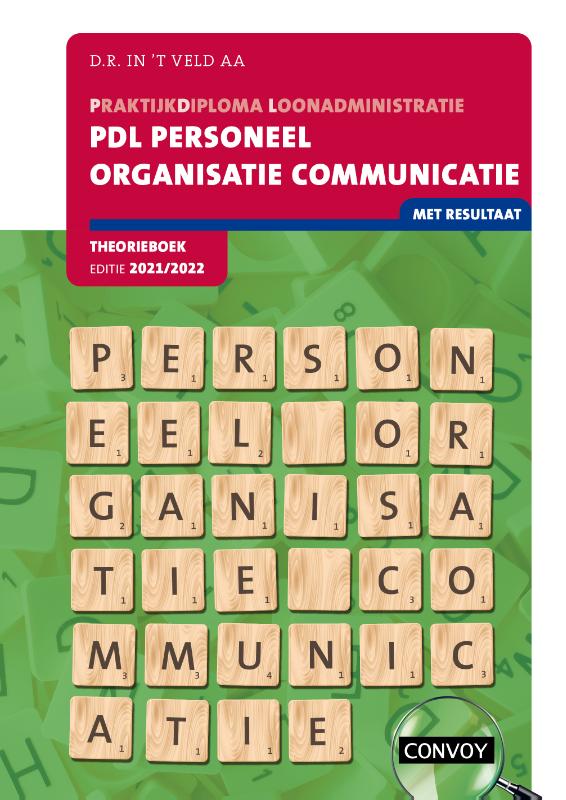 D.R. in 't Veld Pdl Personeel Organisatie Communicatie Theorieboek 2021-2022