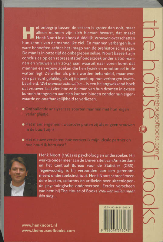 Wat mannen echt willen ... Wat Mannen Echt Willen... achterkant