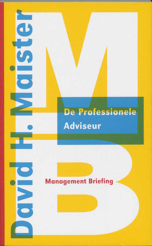 boekenbalie_9789052612850_cover De professionele adviseur / Management briefings