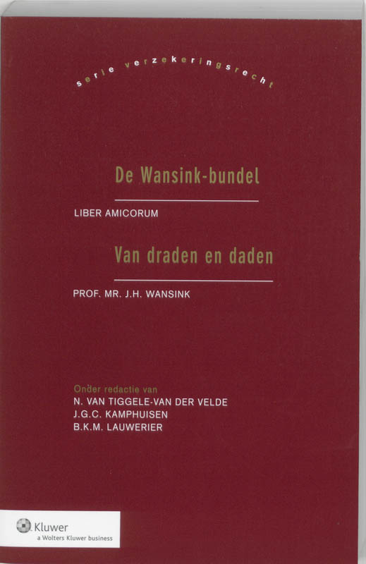 De Wansink-bundel / Verzekeringsrecht