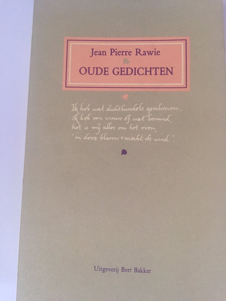 Oude gedichten
