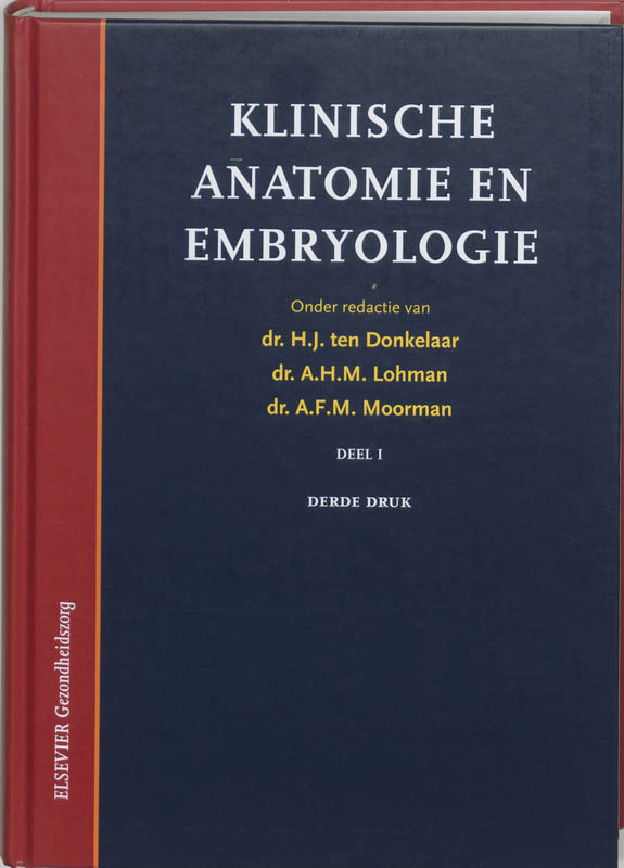 Klinische anatomie en embryologie deel 1