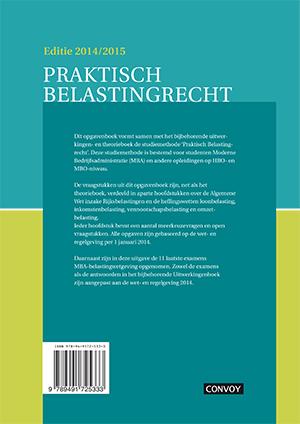 Praktisch belastingrecht 2014/2015 Opgavenboek achterkant
