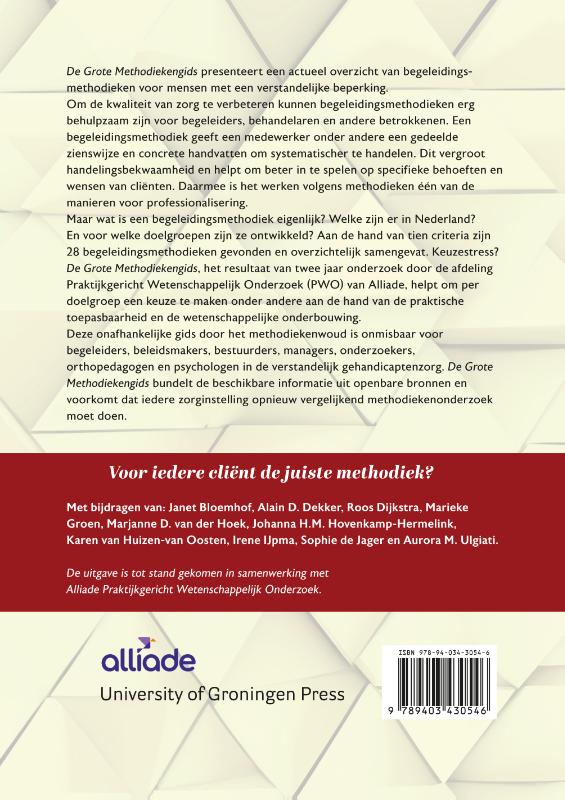 De Grote Methodiekengids achterkant
