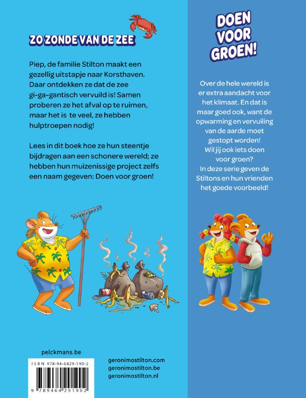 Zo zonde van de zee / Geronimo Stilton achterkant