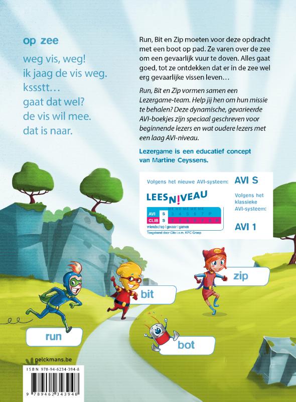 Op zee achterkant