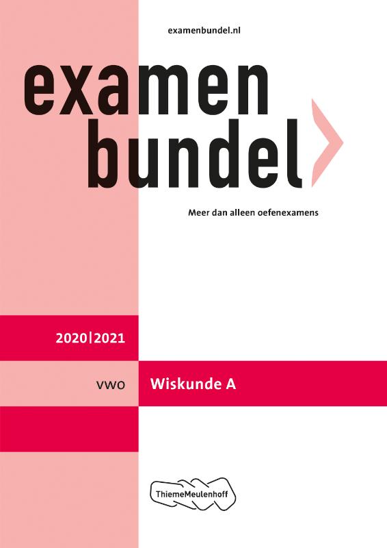 Examenbundel Vwo Wiskunde A 2020/2021 thumbnail