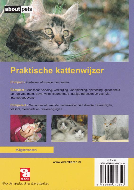 Over Dieren  -   Praktische kattenwijzer achterkant