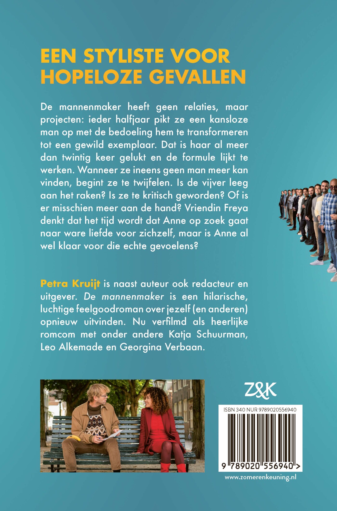 De mannenmaker achterkant